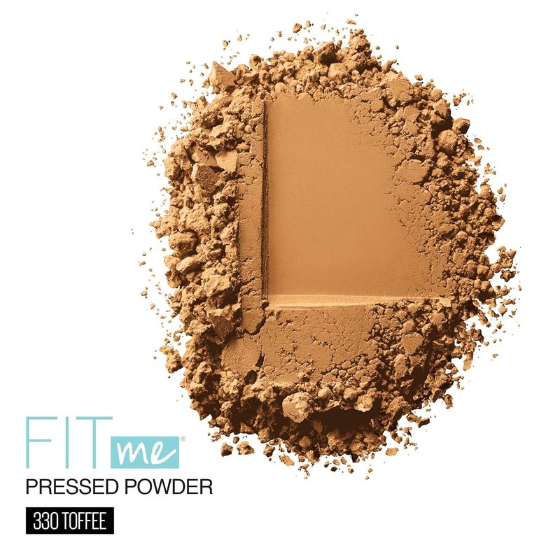 Maybelline Fit Me Matte + Poreless Pressed Powder - Toffee, 1 Count | Flawless Finish Makeup
