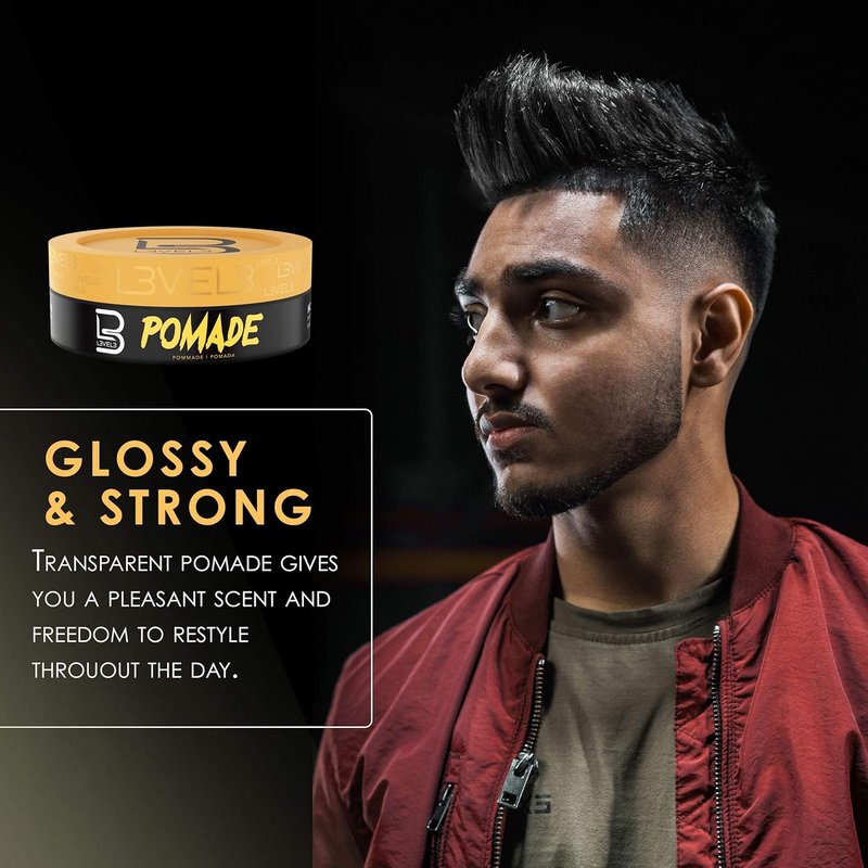 L3 Level 3 Pomade - Long-Lasting Hold for Enhanced Hair Strength and Volume