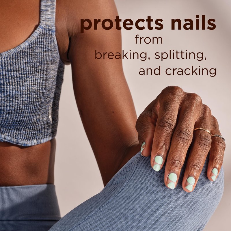 Sally Hansen Color Therapy Nail Polish | Biotin, Argan Oil, Long Lasting, Healthy Nails, Nail Strengthener, Opaque | 199 Eiffel in Love | Mauve Pink Nail Color