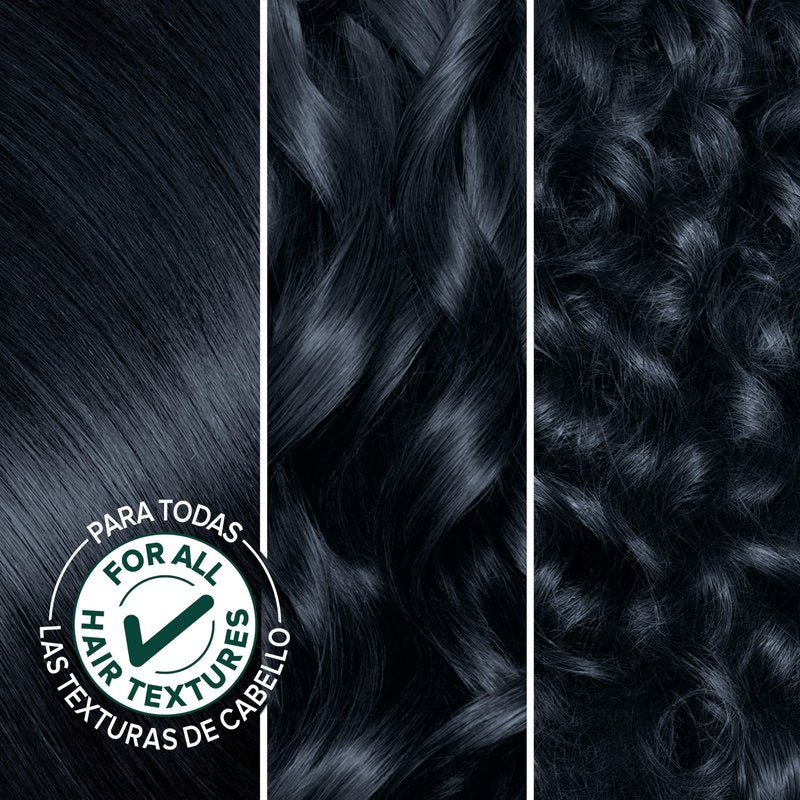 Garnier Nutrisse Ultra Crème Hair Color, Permanent Hair Dye with 100% Gray Coverage, Vegan & Cruelty-Free, 22 Intense Blue Black (Mulberry), 2 Count