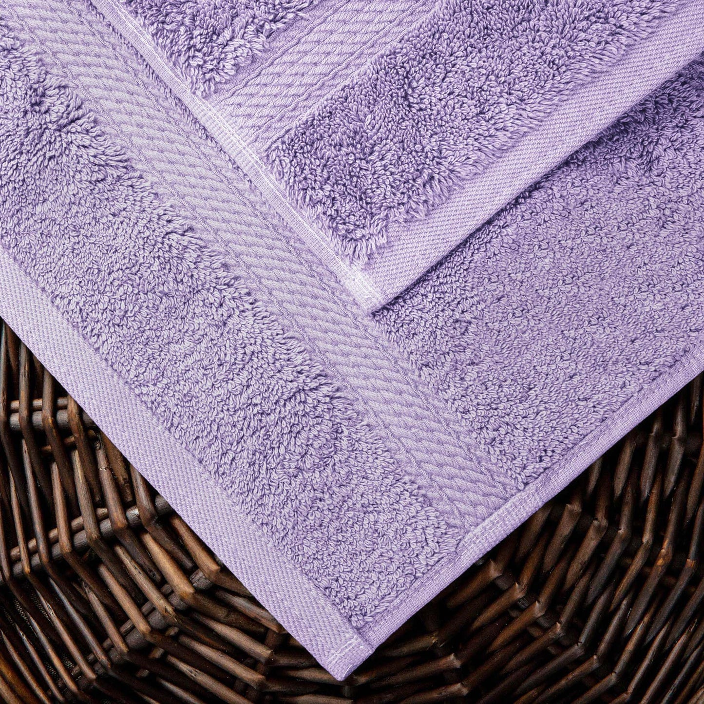 Superior Egyptian Cotton Ultra Plush & Absorbent, 10 Piece Set, Purple