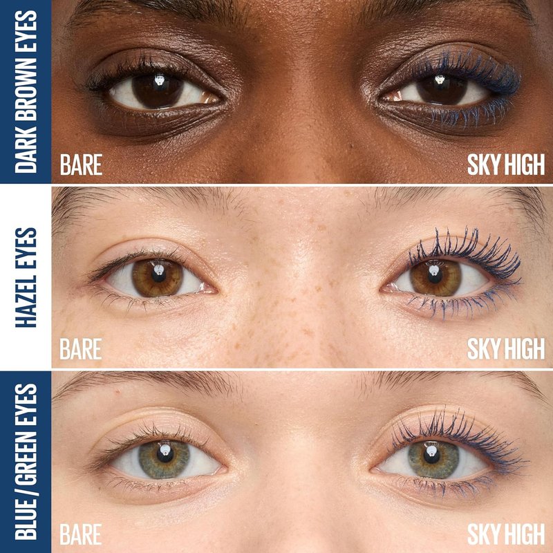 Maybelline Lash Sensational Sky High Mascara - Volumizing & Lengthening Formula, Navy | 1 Count
