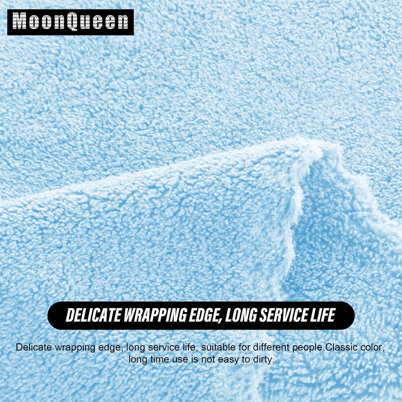 MOONQUEEN Ultra Soft Premium Washcloths Set - 12 x 12 inches - 24 Pack - Quick Drying - Highly Absorbent Coral Velvet Bathroom Wash Clothes - Use as Bath, Spa, Facial, Fingertip Towel (Aquamarine)
