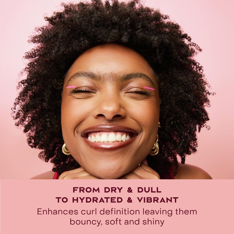 SheaMoisture Curl Enhancing Smoothie Hair Cream Coconut and Hibiscus for Thick, Curly Hair Sulfate Free and Paraben Free Curl Cream 20 oz