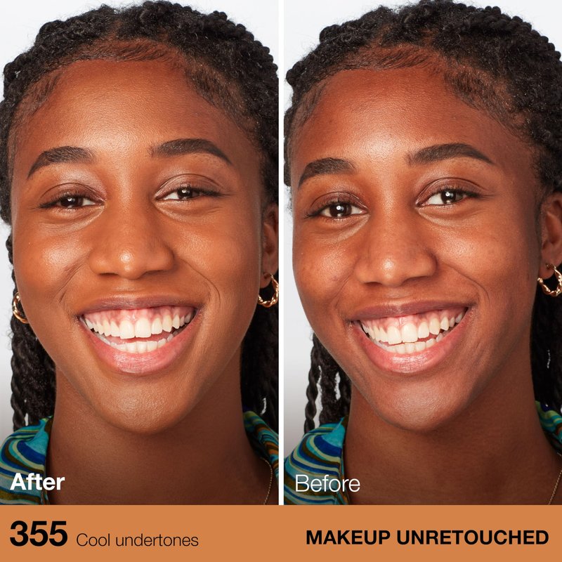 Maybelline Fit Me Dewy + Smooth Liquid Foundation Makeup, Coconut, 1 Count (Packaging May Vary)