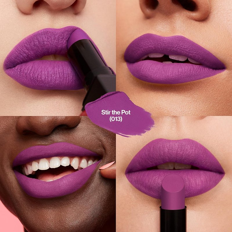 Revlon ColorStay Suede Ink Lipstick - Waterproof Matte Finish, Infused with Vitamin E | 013 Stir The Pot, 0.09 oz