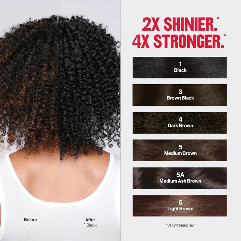 Revlon ColorSilk Demi Permanent Hair Color Kit - 6 Light Brown | Glossy Shine & Stronger Hair Care 4.5 fl oz