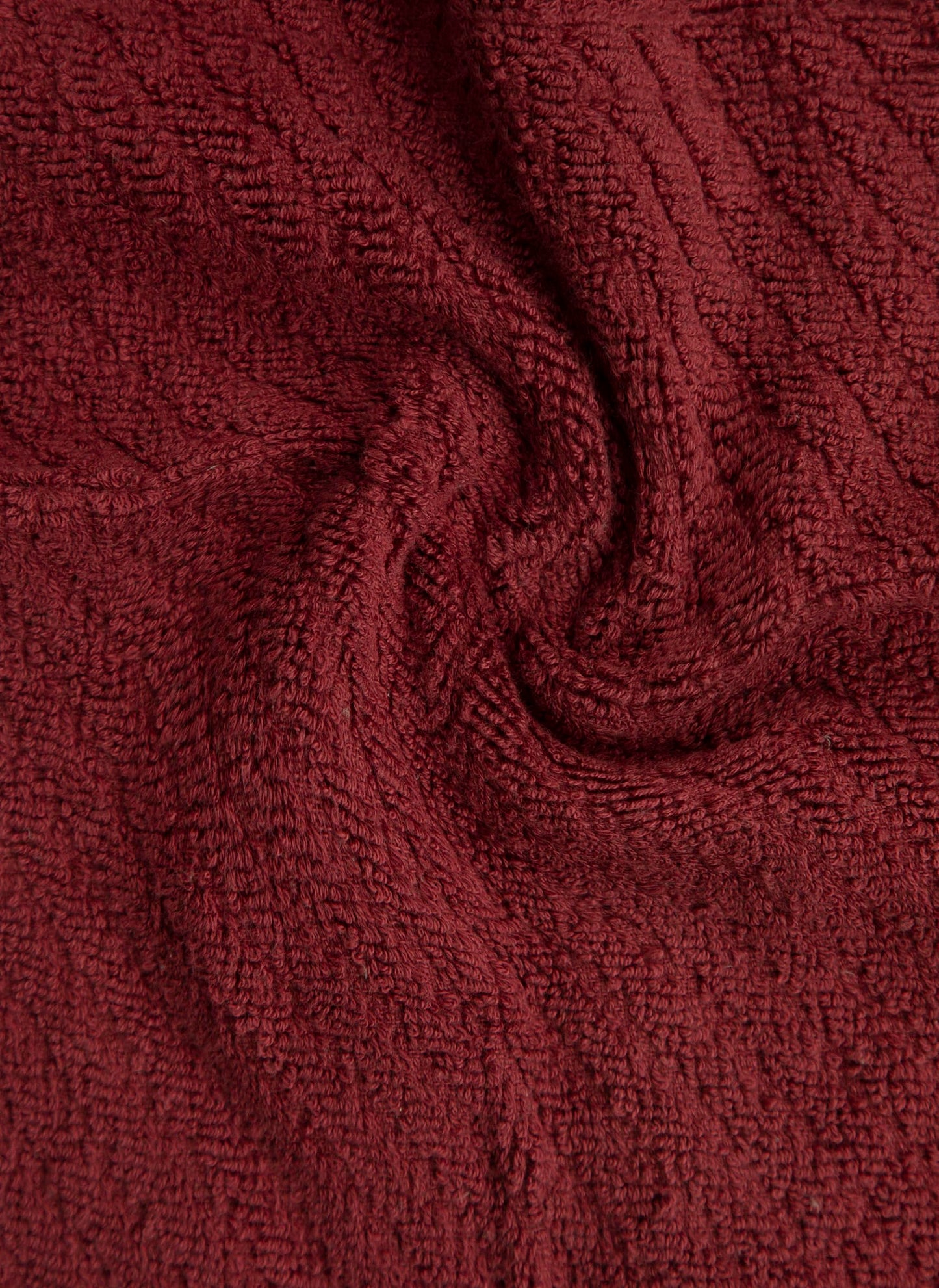 Pleasant Home Chevron Wash Cloths Set - 12 Pack (12” x 12”) – 509 GSM - 100% Ring Spun Cotton Wash Cloth - Super Soft and Highly Absorbent Face Towels (Maroon, White & Tan)