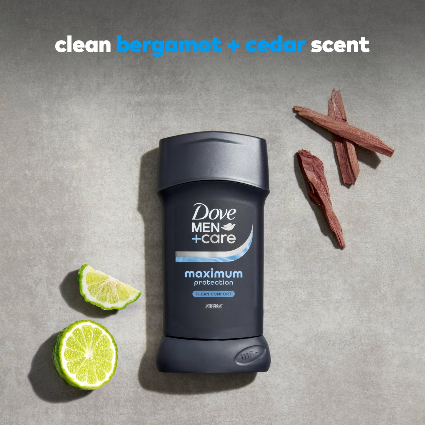 DOVE MEN + CARE Invisible Solid Stick Clean Comfort Maximum Protection Deodorant For Men 96-Hour Comfort 2.6 oz
