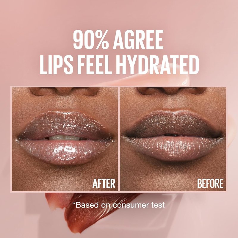 Maybelline Lifter Gloss - Hydrating Lip Gloss with Hyaluronic Acid for Plumper Lips | Pearl Silver Clear, 0.18 Ounce