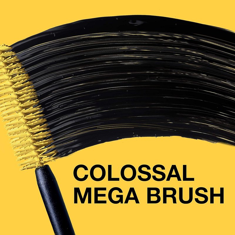 Maybelline Volum' Express Colossal Waterproof Mascara - Volumizing, Clump-Free Formula in Classic Black, 1 Count