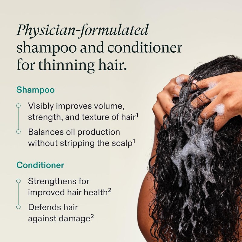 Nutrafol Shampoo & Conditioner Set | Thinning Hair Treatment, Enhances Volume & Strength - 8.1 Fl Oz