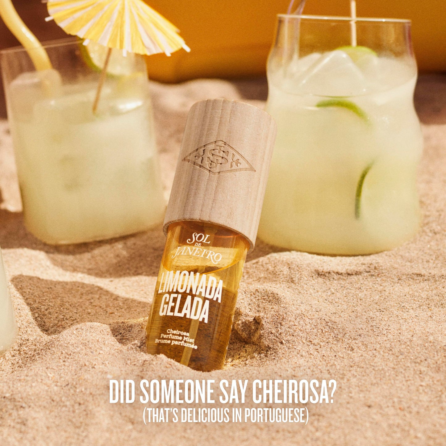 Sol de Janeiro Limonada Gelada Fragrance | Limited Edition Hair & Body Perfume Mist | 90mL/3.0 fl oz.