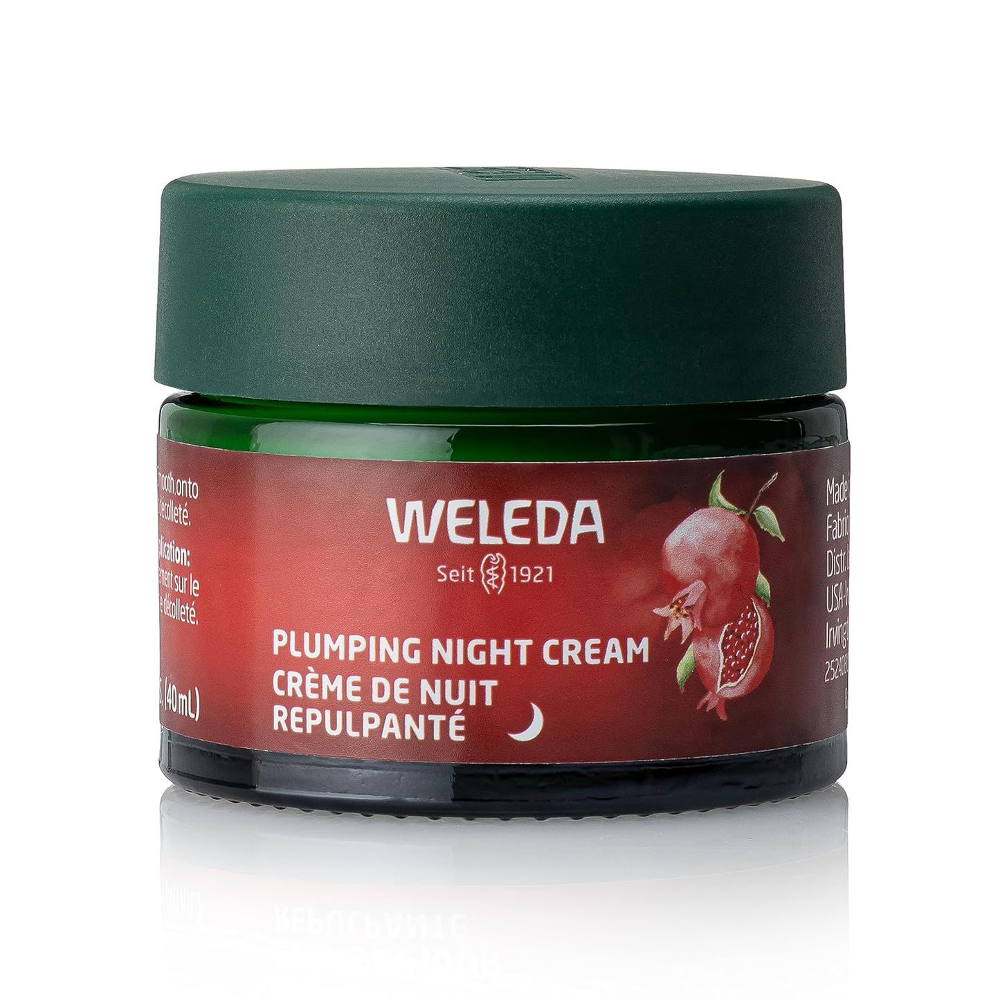 Weleda Plumping Night Cream - Plant-Rich Moisturizer with Pomegranate & Maca Root Peptides | 1.7 oz