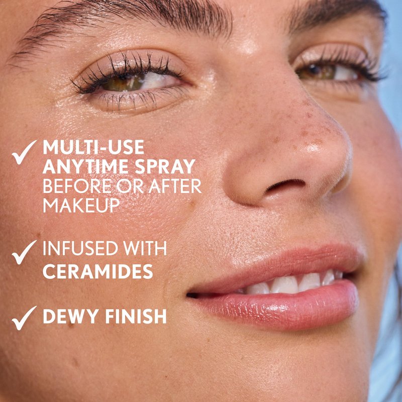 COVERGIRL Clean Fresh Nourishing Milk Spray - 100, Plumping, Moisturizing Face Mist, Dewy Finish, Vegan Formula