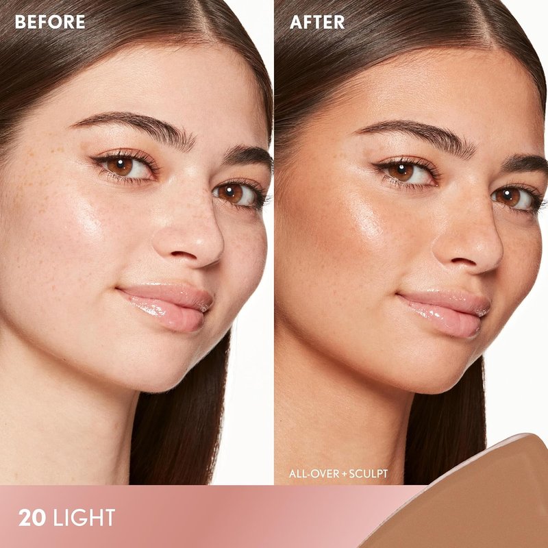 COVERGIRL TruBlend Bronzing Glow Serum - Buildable Radiant Finish with Wand & Pump Applicator | 20 Light