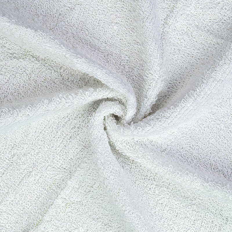 DecorRack 100% Cotton Wash Cloths - Luxurious Softness & Ultra Absorbent | 12 x 12 Inch, White (10 Pack)