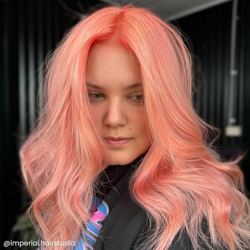 Arctic Fox Semi-Permanent Hair Dye - Vegan, Ammonia-Free Conditioning in Pastel Peach Prosecco | 8 Fl Oz