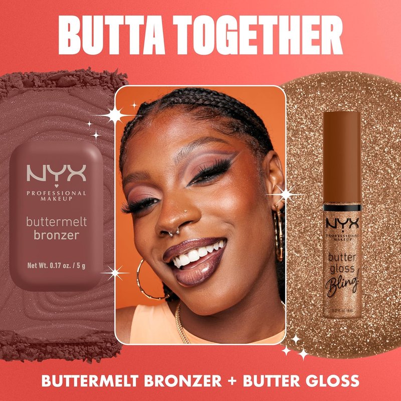 NYX PROFESSIONAL MAKEUP Butter Gloss - Non-Sticky, Shiny Vegan Lip Gloss | Perfect for All Skin Tones