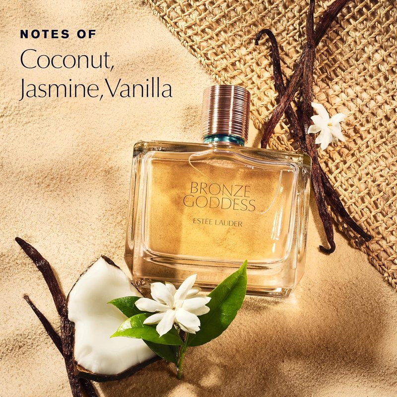 Estée Lauder Bronze Goddess Eau Fraîche Spray with Notes of Tiare Flower, Creamy Coconut, Amber, Sandalwood & Vanilla | Perfumes for Women