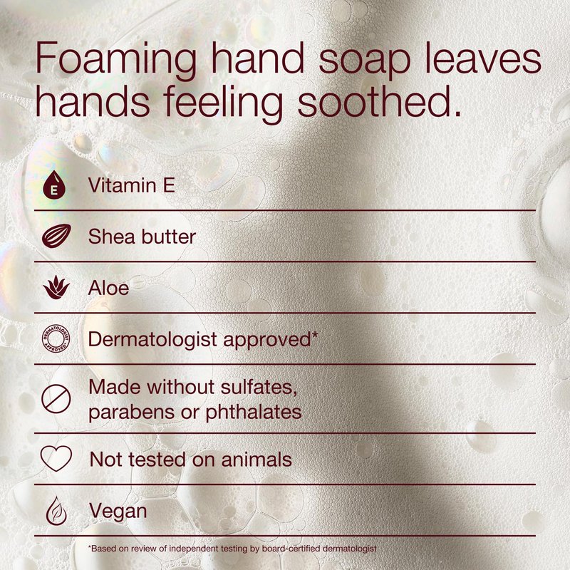 Bath & Body Works Black Cherry Merlot Gentle & Clean Foaming Hand Soap - Germ-Cleansing Hand Soap with Gentle Cleansing & Conditioning Formula - Dermatologist Approved - Thoughtful Gift - 3-Pack