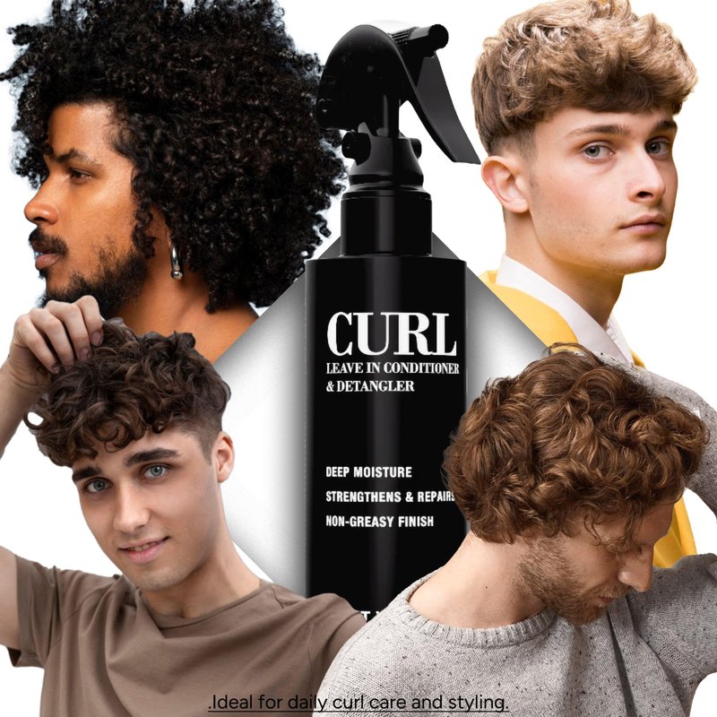 Pacinos Curl Leave In Conditioner and Detangler - Hydrating Curl Conditioner for Daily Use - Provides Frizz Control and Natural Shine - 8 oz