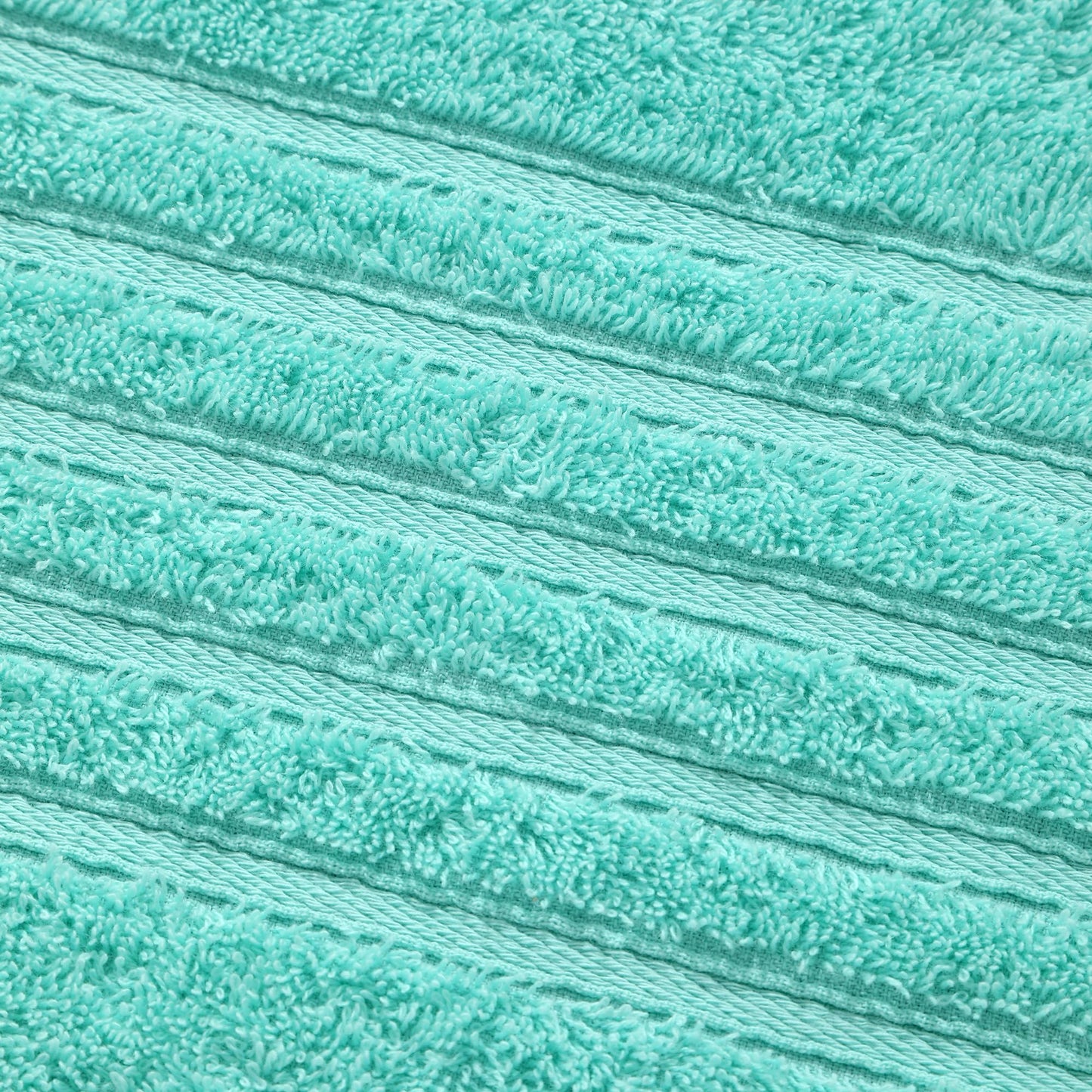 Aibaser Towels 6 Pack Bath Towel for Bathroom, 100% Cotton (24 x 48 Inches) High Absorbency Quick Drying (Light Green)