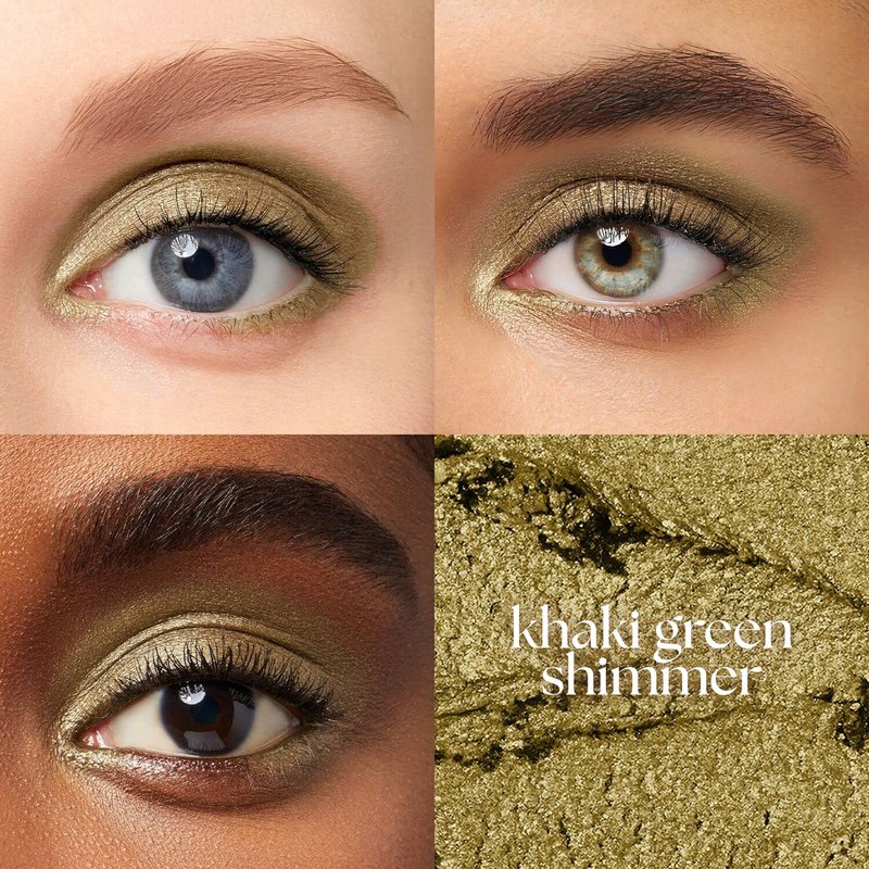 Julep Eyeshadow 101 Cream-to-Powder Waterproof Eyeshadow Stick – Khaki Green Shimmer – Long-Lasting, Buildable, Crease-Proof, Cruelty Free, Shimmer Finish with Built-In Smudger