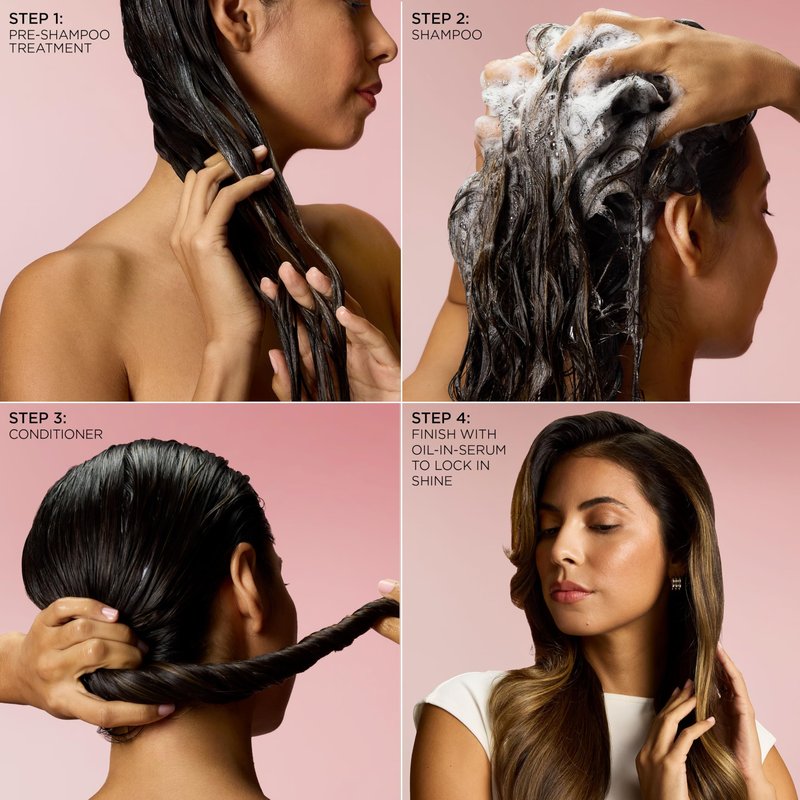 L'Oreal Paris Sulfate Free Bond Repair+ Shampoo, Hair Shampoo with Bond + Amino Acid Complex, Strengthens and Repairs Damaged or Color Treated Hair, EverPure, 6.8 Fl Oz (Packaging May Vary)