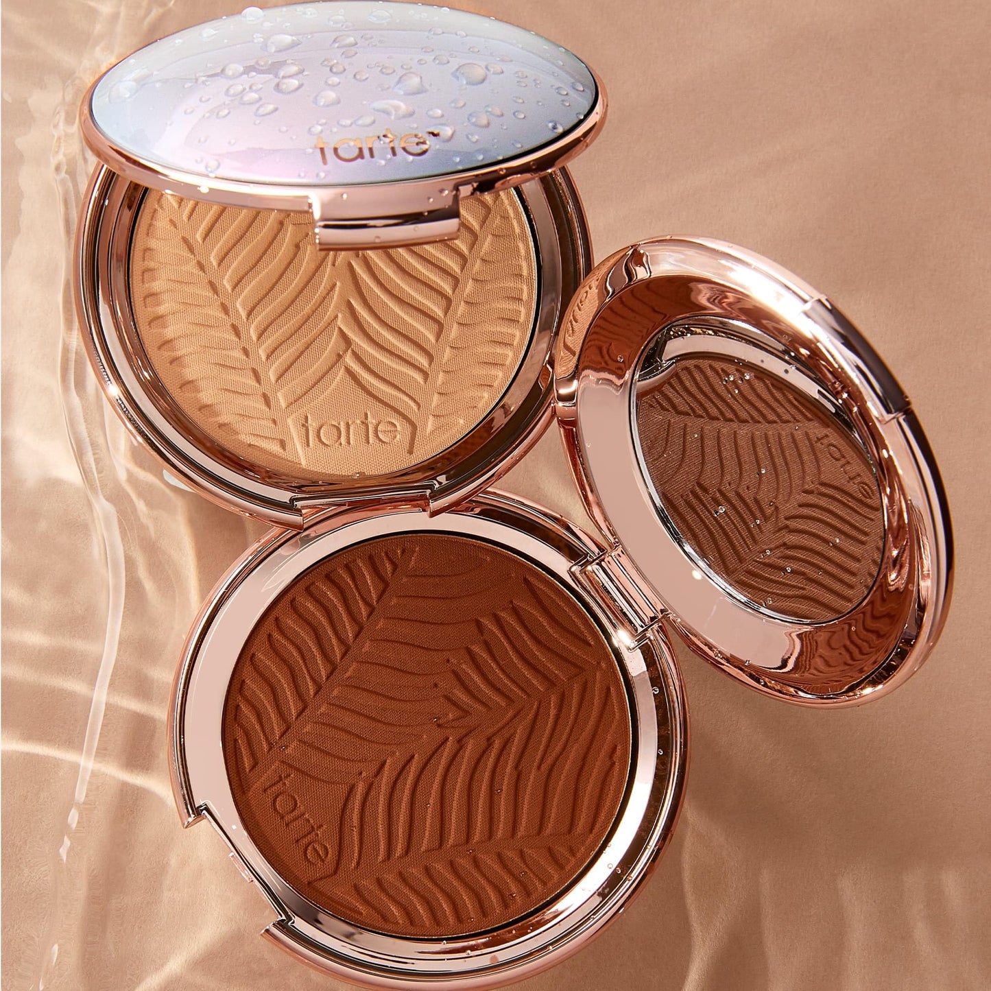 tarte Amazonian clay blurring powder foundation – Buildable Light-to-Medium Coverage, Natural Matte Longwear Finish, Blurs look of Pores, Vegan & Cruelty-Free, full size, 20N light neutral