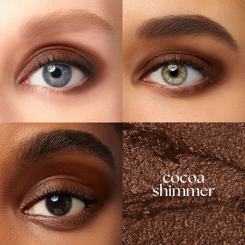 Julep Eyeshadow 101 Cream-to-Powder Waterproof Eyeshadow Stick – Cocoa Shimmer – Long-Lasting, Buildable, Crease-Proof, Cruelty Free, Shimmer Finish with Built-In Smudger