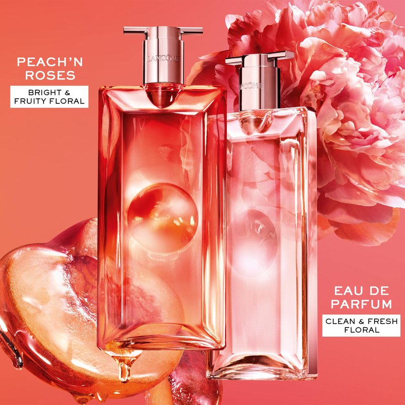 Lancôme Mother's Day Mini Perfume Gift Set, Includes Idôle and Peach 'N Roses Eau de Parfum, Long Lasting Women's Fragrances, Notes of Bergamot, Citrus, Rose, Jasmine, and Vanilla, Floral & Sweet