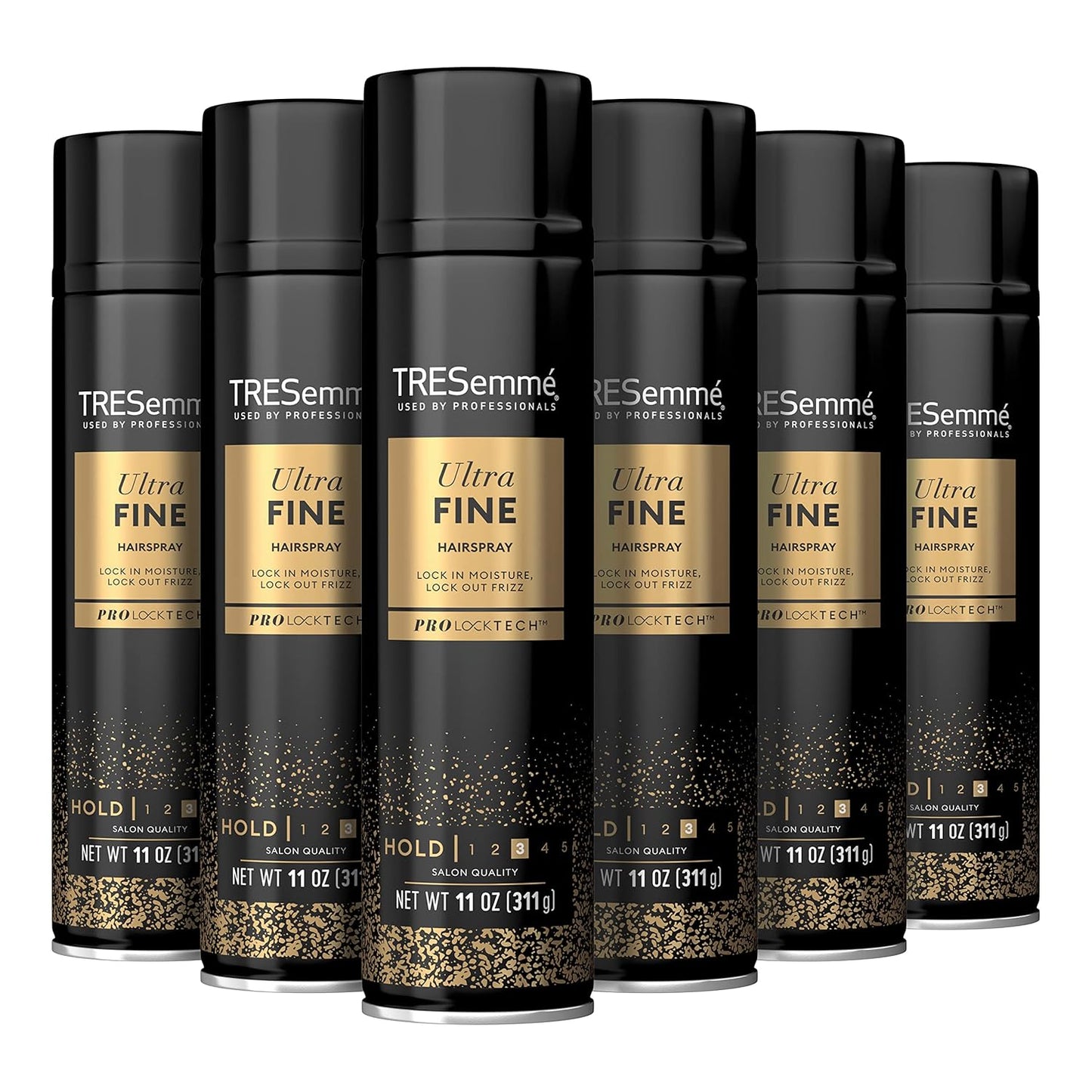 TRESemmé Ultra Fine Mist Hairspray - Extra Hold for 24-Hour Frizz Control | Pack of 6, 11 oz Each
