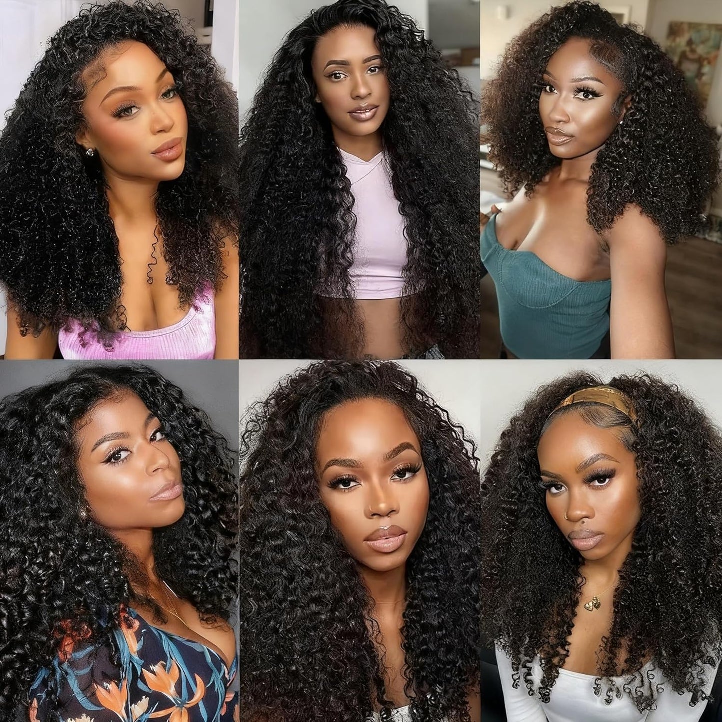 Virginess Kinky Curly Half Wig - 12 Inch Human Hair, Glueless & Beginner Friendly | Seamless Drawstring Design for Black Women