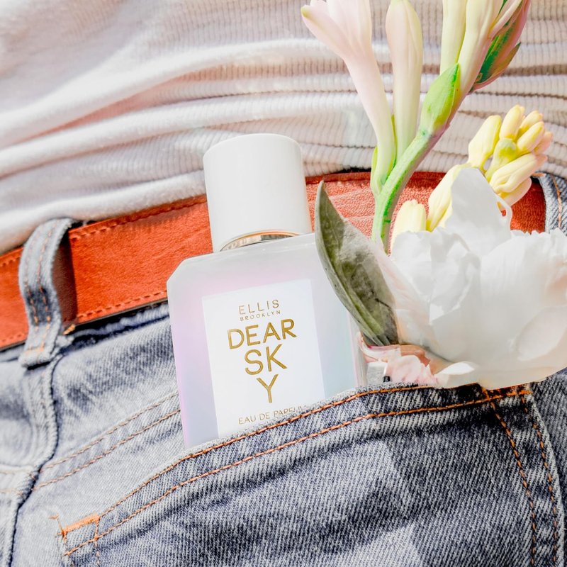 Ellis Brooklyn DEAR SKY Eau de Parfum - Fruity Floral Women's Perfume with Honeydew Melon & White Peony | 10ml / 0.33oz