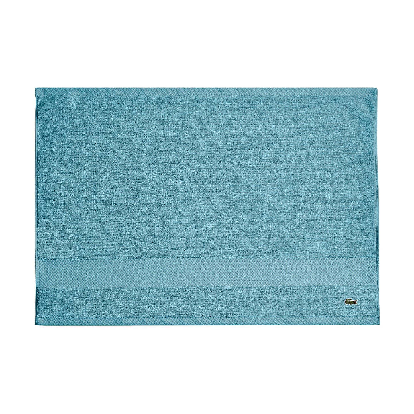 Lacoste Heritage 100% Supima Cotton Tub Mat, Celestial, 21" x 31" – Highly Absorbent & Quick Drying, Premium Super Soft Bath Towel, Bathroom Essential, Gift for All Occasions, Machine Washable