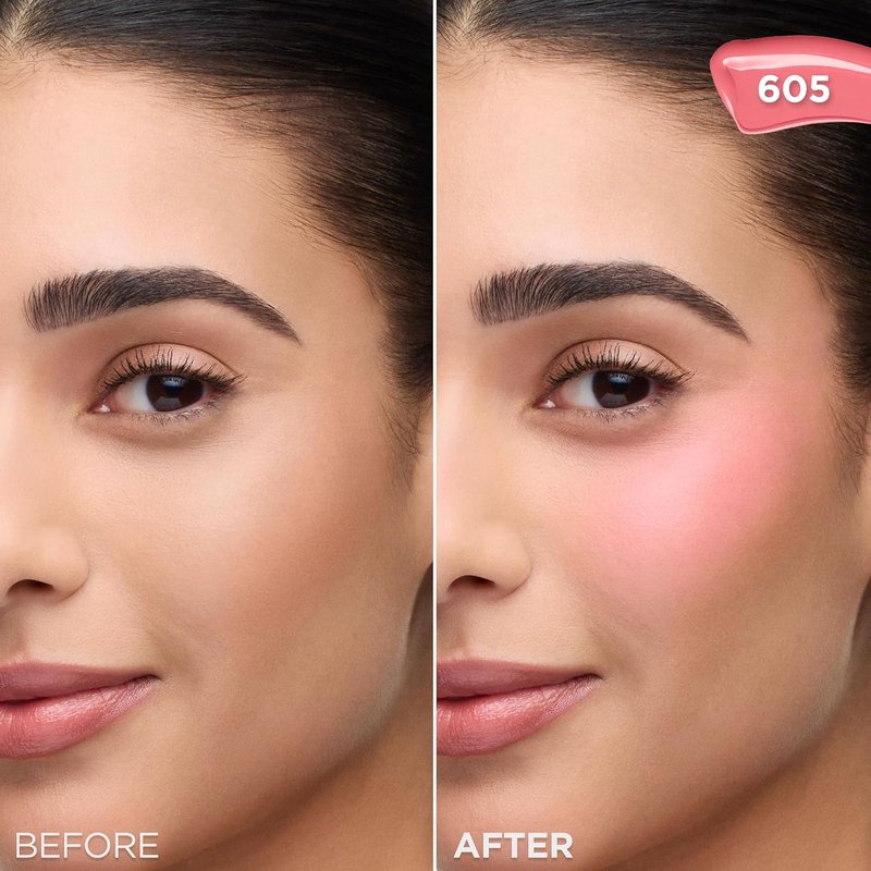L'Oreal Paris True Match Lumi Liquid Blush - Intense Dewy Bright Pink Formula, 0.33 Fl Oz