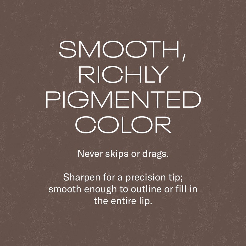 MOB Beauty Smooth Precision Waterproof Lip Liner, M159 Cool-Toned Taupe, 100% Natural Formula Long-Wearing Lip Pencil, Taupe Lip Liner, Plastic-Free, Vegan, Cruelty Free