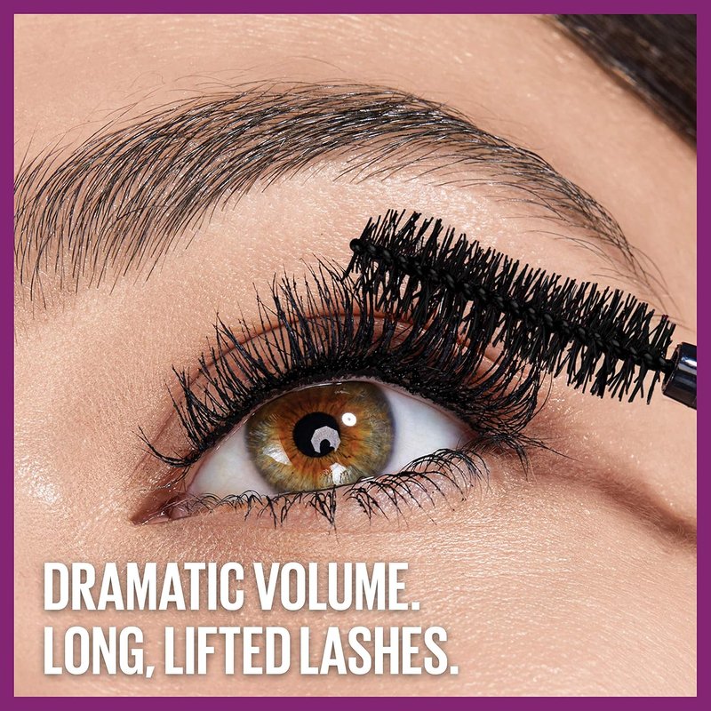 Maybelline The Falsies Lash Lift Mascara - Volumizing & Lengthening in Blackest Black | 1 Count