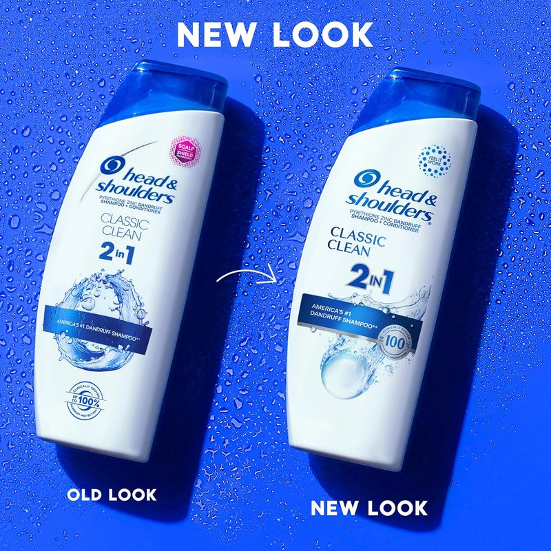 Head & Shoulders Classic Clean 2-in-1 Anti-Dandruff Shampoo & Conditioner - Flake Control, 8.45 fl oz