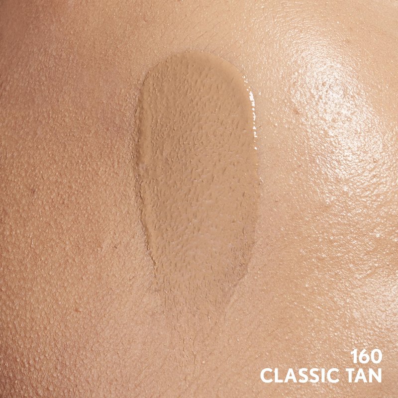 COVERGIRL Clean Invisible Foundation Makeup, Dewy & Glowy Natural Finish, Buildable Coverage, Skin-Like Smooth Look, Vegan, Classic Tan, 1oz