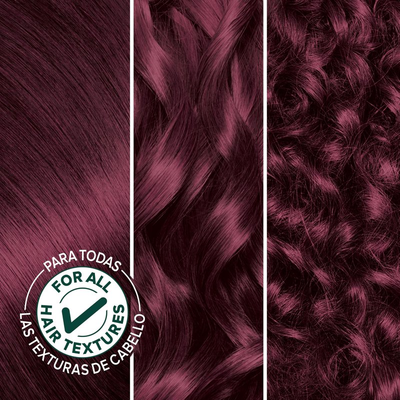 Garnier Nutrisse Ultra Crème Hair Color, Permanent Hair Dye with 100% Gray Coverage, Vegan & Cruelty-Free, 362 Darkest Berry Burgundy (Raspberry Jam), 2 Count