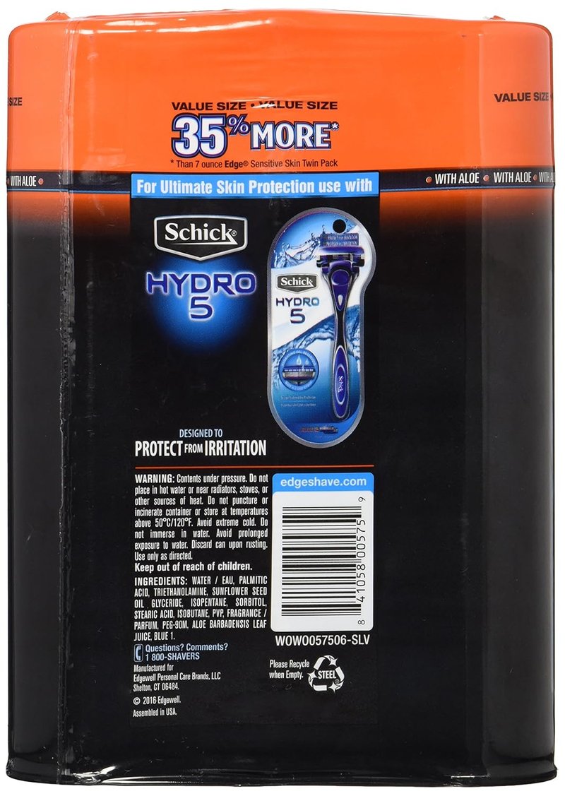 Sensitive Skin Shave Gel with Aloe - 9.5 oz | 3 Pack for Smooth Shaving