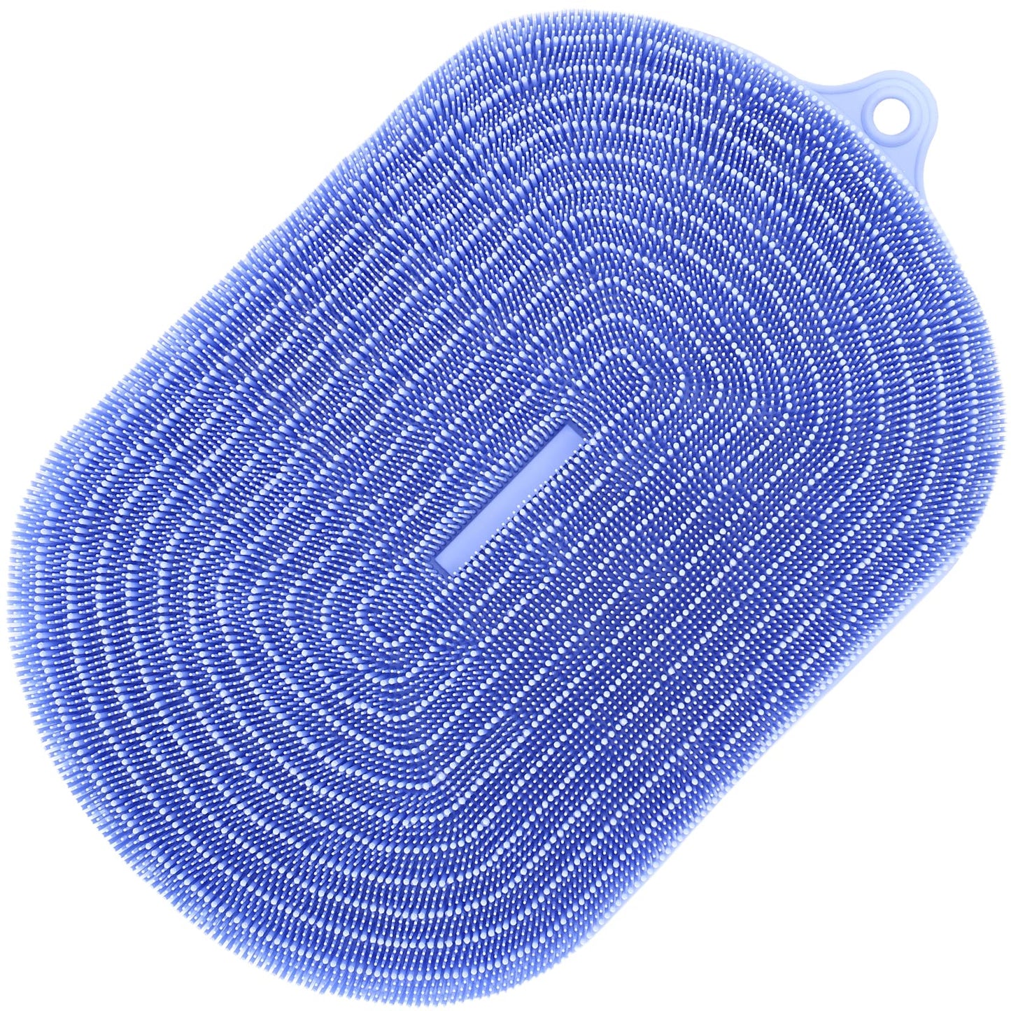 VIWU Extra Large Shower Foot Scrubber Mat, Silicone Foot Cleaner Brush – Exfoliate, Clean & Massage Feet Without Bending, 68 Non-Slip Suction Cups, Improve Foot Circulation & Appearance, 21.3 x 14 in