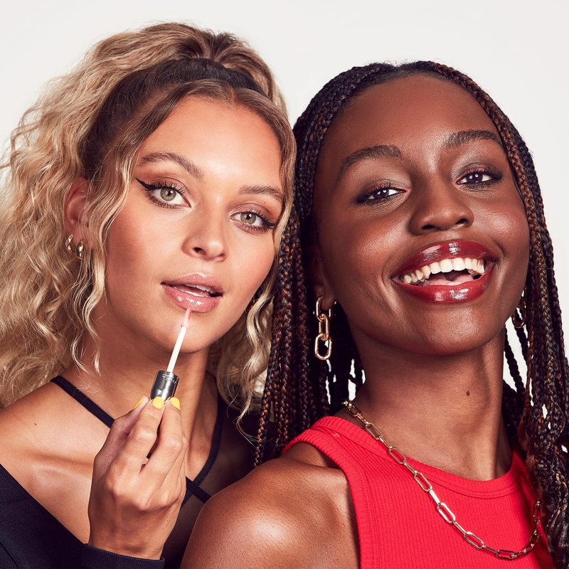 Rimmel Stay Glossy Lip Gloss - Non-Sticky and Lightweight Formula for Lip Color and Shine - 710 Honey, Honey, .18oz