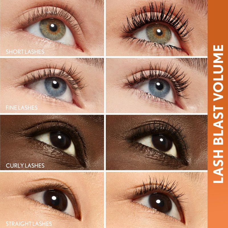 COVERGIRL Lash Blast Volume Waterproof Mascara, Long-Wearing, Smudge-Proof, Cruelty Free - Black Brown (Pack of 1)