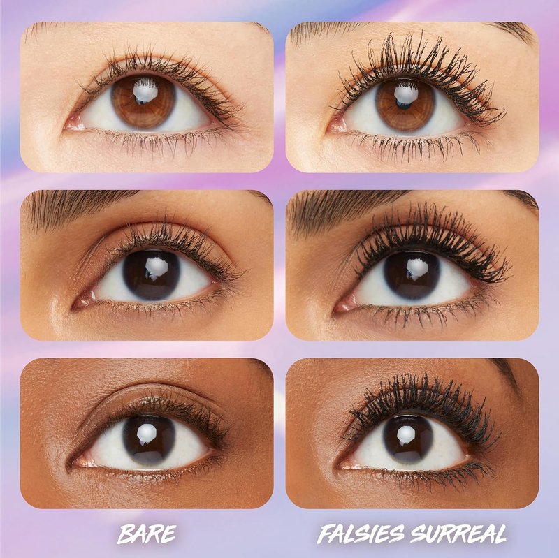 Maybelline The Falsies Surreal Extensions Waterproof Mascara - Volumizing & Lengthening, Very Black, 0.32 oz