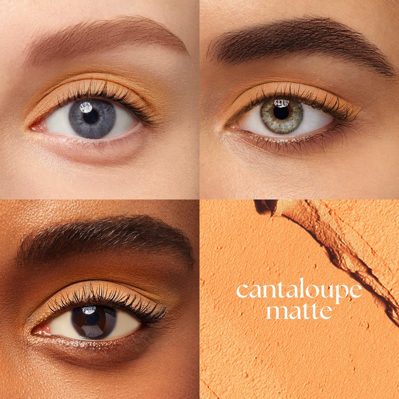 Julep Eyeshadow 101 Cream-to-Powder Waterproof Eyeshadow Stick – Cantaloupe Matte – Long-Lasting, Buildable, Crease-Proof, Cruelty Free, Matte Finish with Built-In Smudger