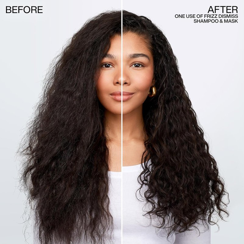 Redken Frizz Dismiss Shampoo - Smooth & Shine for Frizzy Hair | Weightless, Sulfate-Free Formula