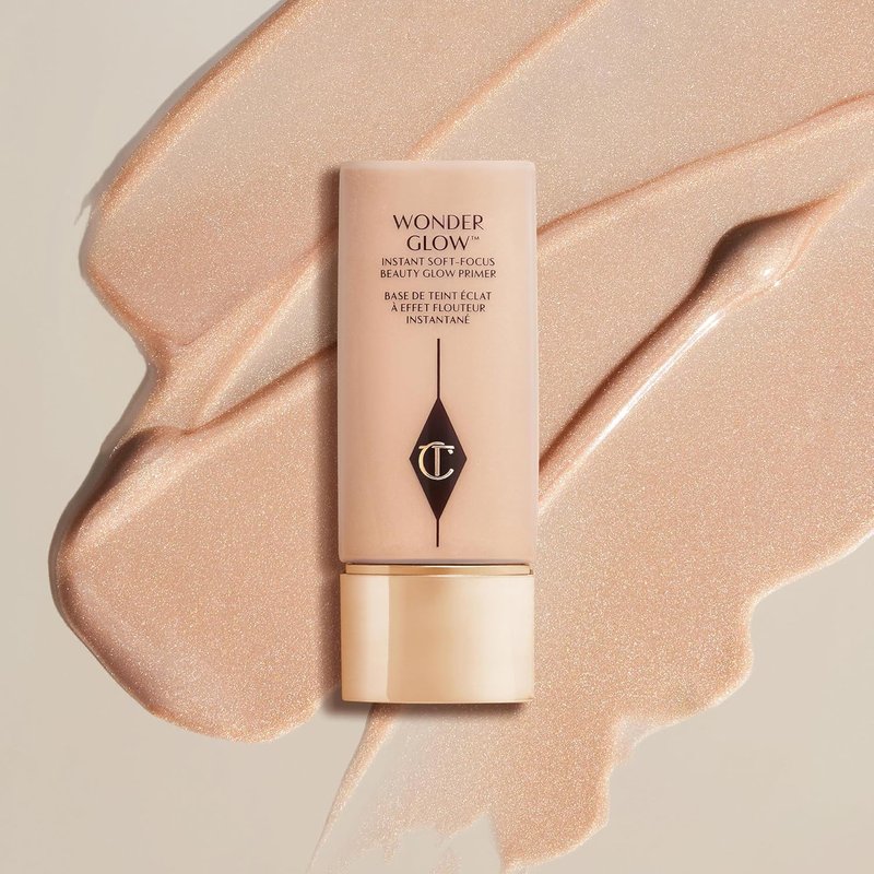 Charlotte Tilbury Wonderglow Face Primer - Illuminating Hydrating Primer for Dewy Skin | Blurs Imperfections & Fine Lines